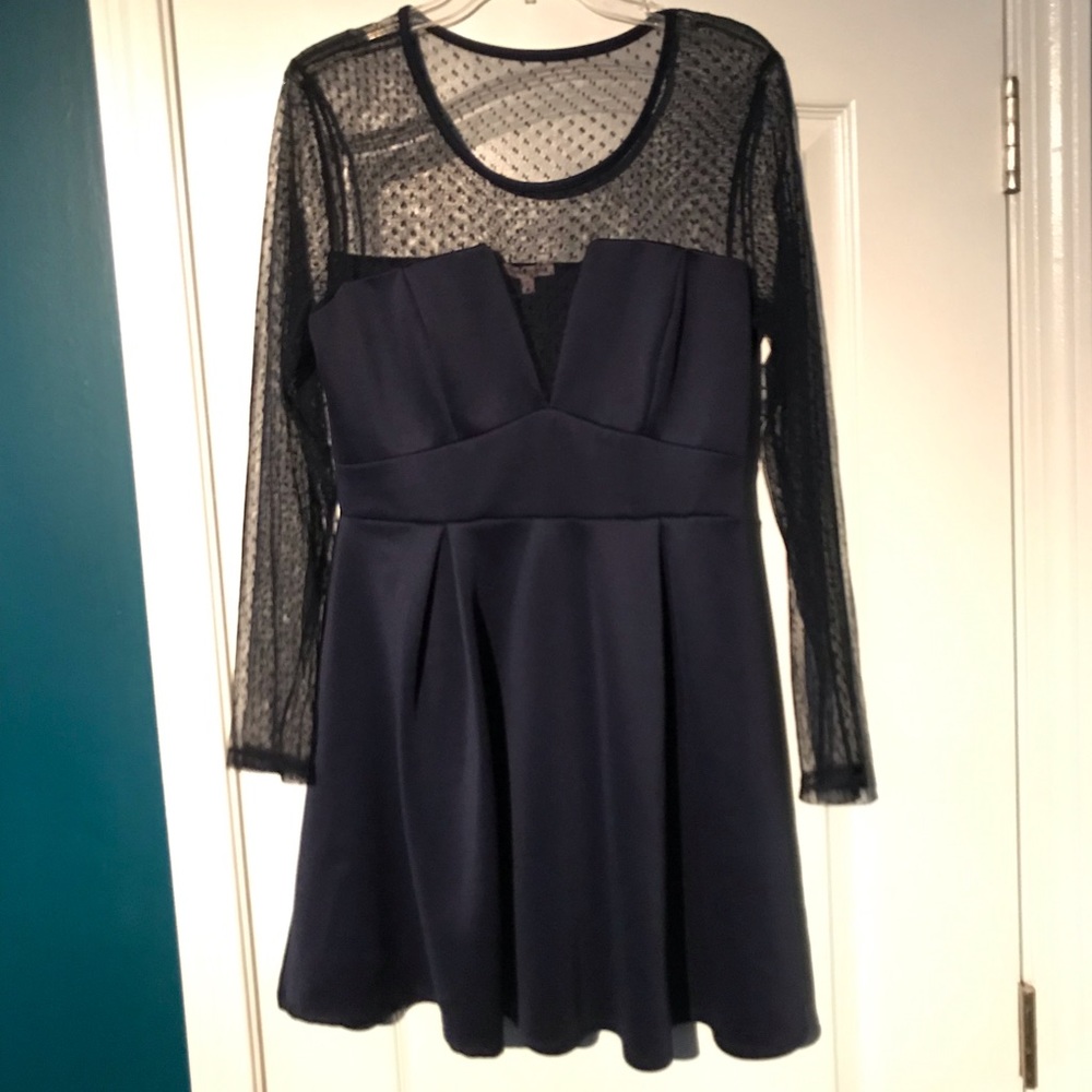 Navy blue dress